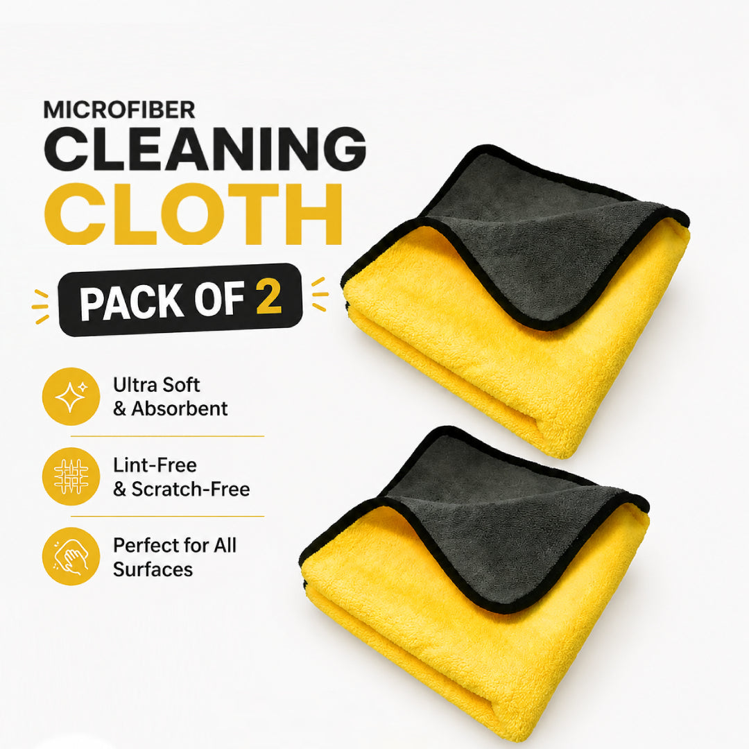 Premium Microfiber Cleaning Cloth – Pack of 2